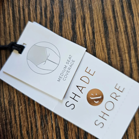 Shade & Shore Pink Tie-Front Plunge One Piece Swimsuit Size Women Small 4-6 NEW - Picture 10 of 11